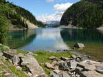 Agnes Lake looking towards Tea House.
